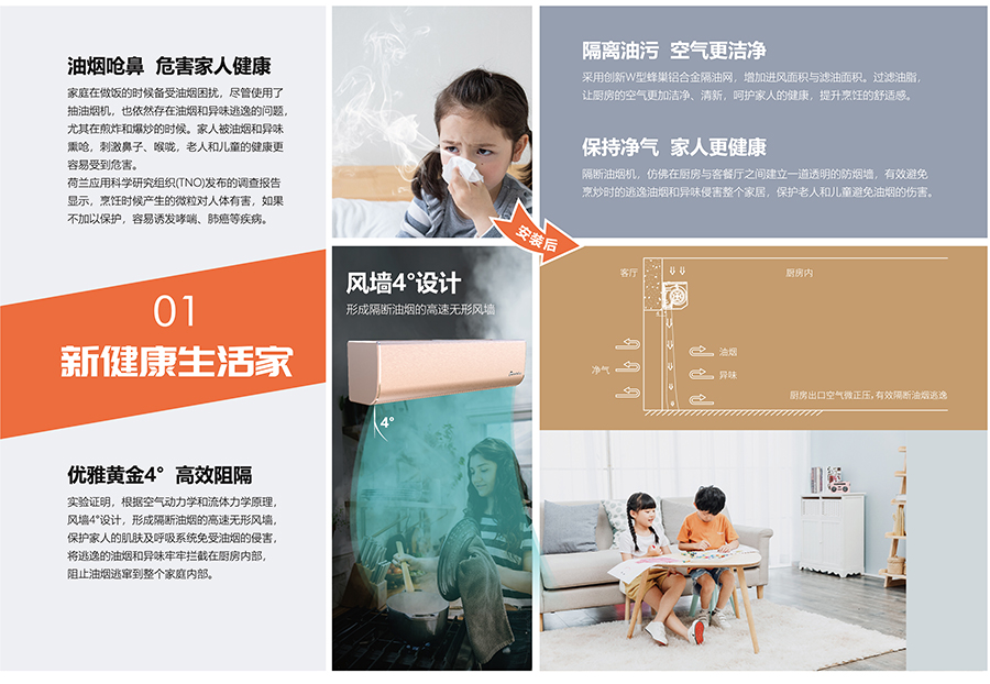 隔斷油煙機，新健康生活家