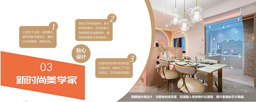 隔斷油煙機，新時尚美學家
