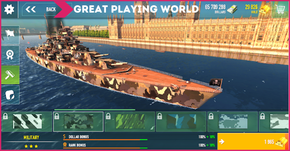 battle of warships mod apk max level