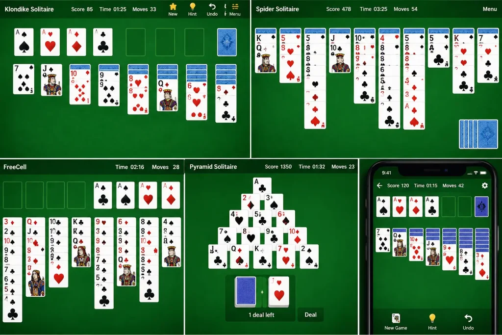 Solitaire card game 