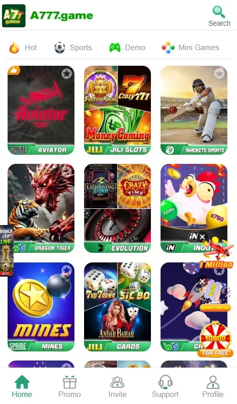 a777 game download