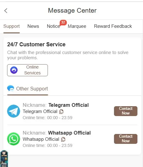 y777 login